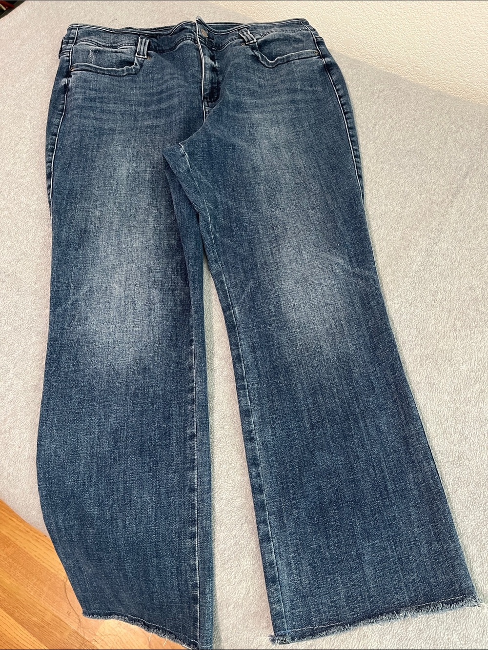 Nydj Marilyn Straight Jeans Size 18 Stretch